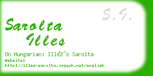 sarolta illes business card